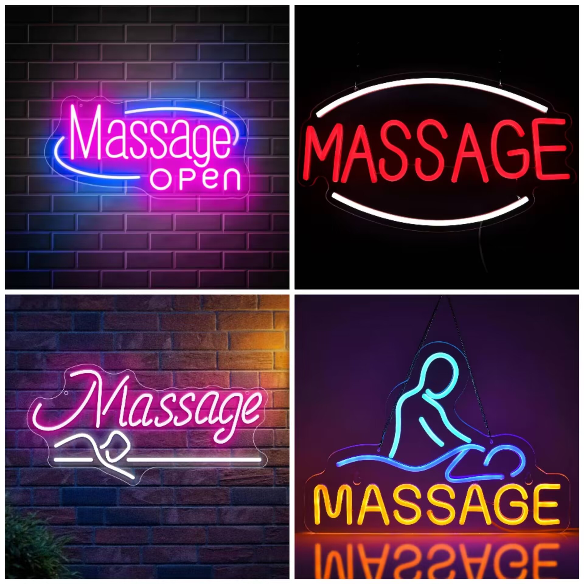 Spa And Wellness Hotel - Letreiro de Neon LED Aberto para