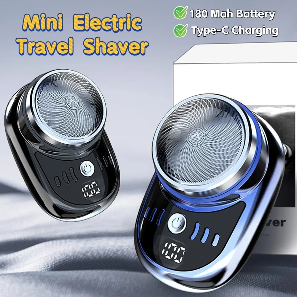 Epilator Wireless - Mini Barbeador Elétrico Portátil com Carregamento