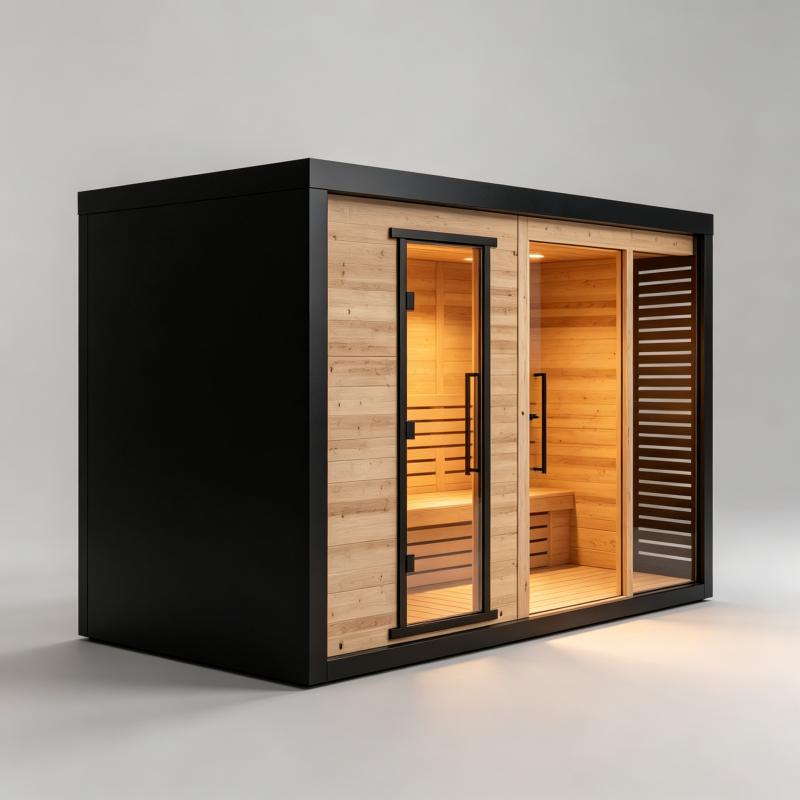 Wellness Resort Spa - Sauna de Madeira Personalizada para Ambientes