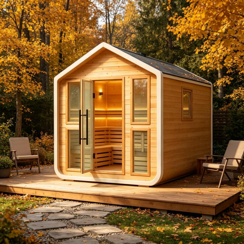 Spa And Wellness Hotel - Cabine de sauna de luxo, feita
