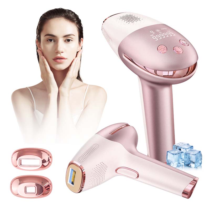 Epilator Wireless - Depilador Portátil de Resfriamento a Gelo,