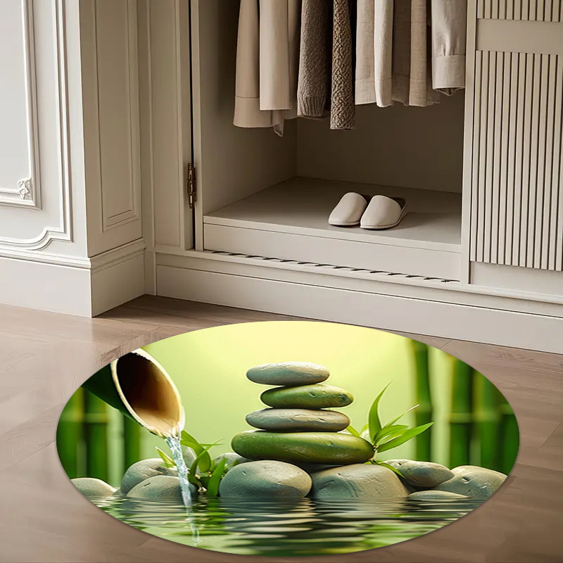Tapete Redondo Zen de Bambu co - Spa And Wellness Hotel avaliação e preço