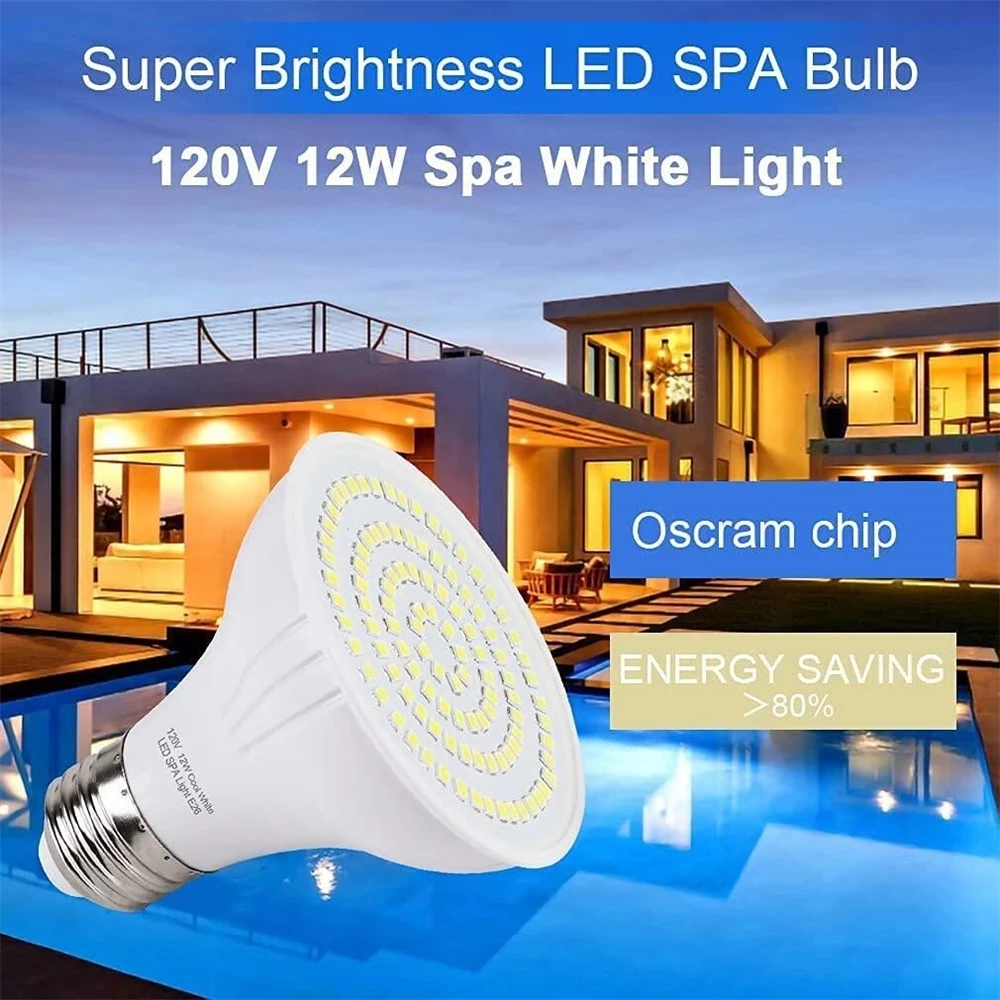 Luz led para piscina e27 e26 l - Xy Spa & Wellness George Town Photos avaliação e preço