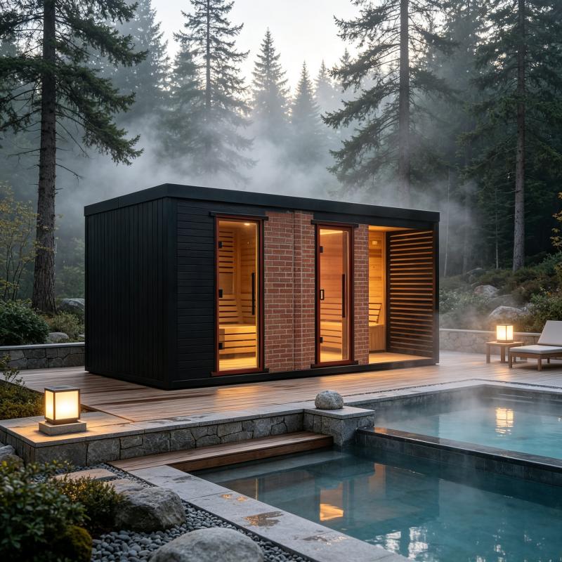 Sauna de Madeira Personalizada - Wellness Resort Spa avaliação e preço