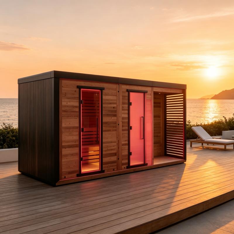 Sauna de Madeira Personalizada - Wellness Resort Spa avaliação e preço